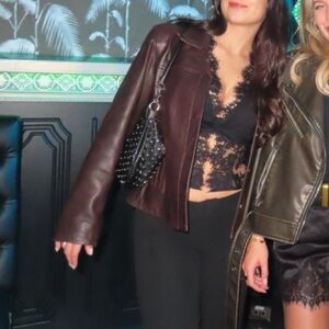 Reformation Veda Louisa Leather Jacket
